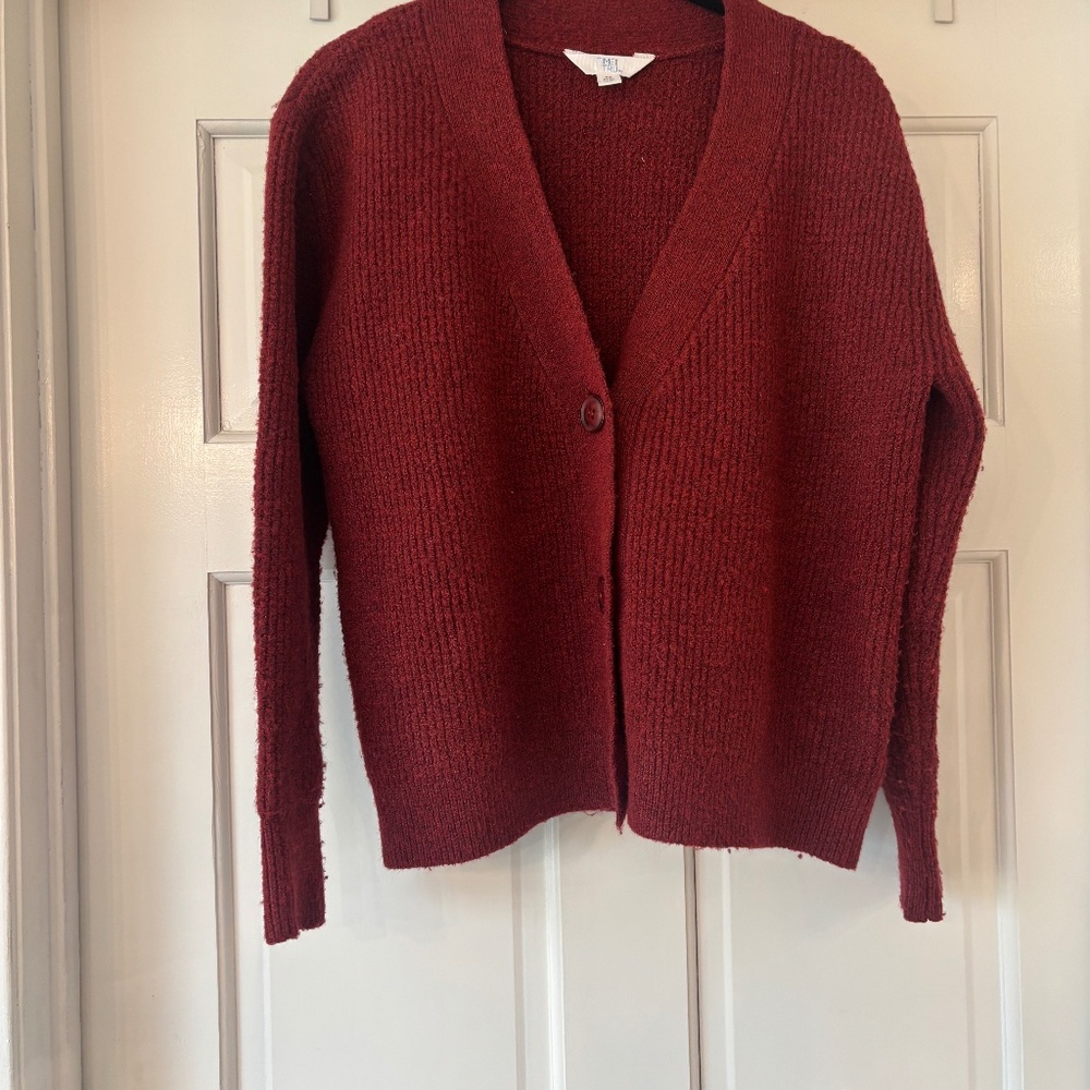 Ribbed Sweater Cardigan with ribbed matching pants - Sold as a set